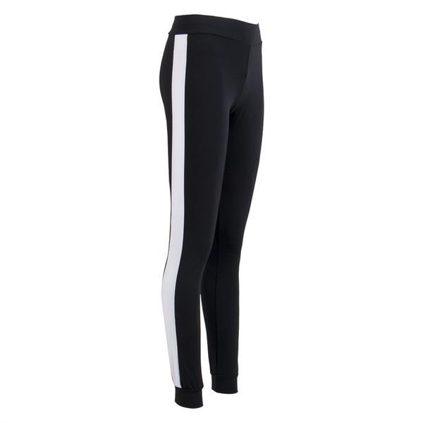 Running White side line leggings